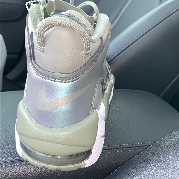 Nike Air Uptempo Olive Iridescent NWOB - Picture 3 of 8